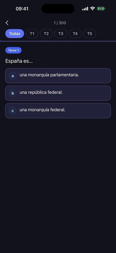 Práctica por tareas con respuesta inmediata
